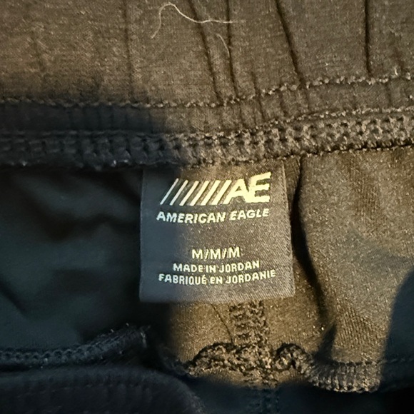 Black Athletic Drawstring Shorts - Picture 2 of 2